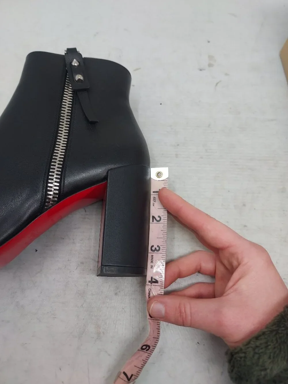 Christian Louboutin Black Ziptotal Black Ankle Boot - Picture 11 of 12